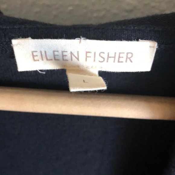 EILEEN FISHER Lightweight sweater with hood. - Picture 4 of 9